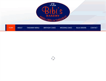 Tablet Screenshot of bibispizzabakery.co.za